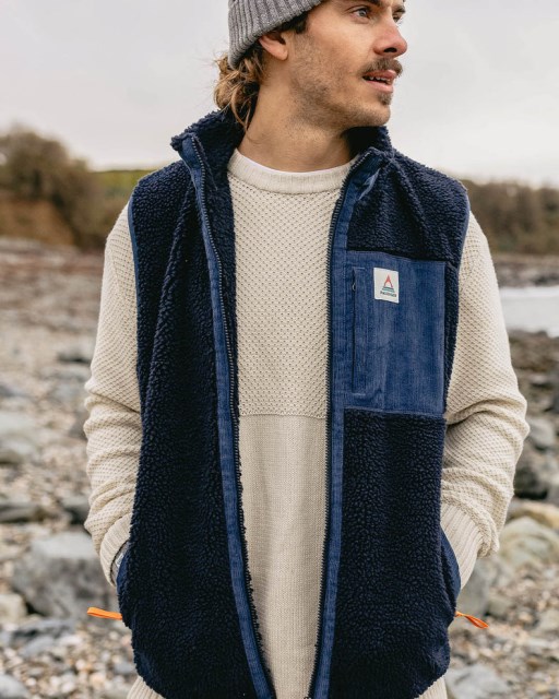 Passasjereksklusiv Canyon Resirkulert Dyppelet Sherpavest Dyp Marineblå