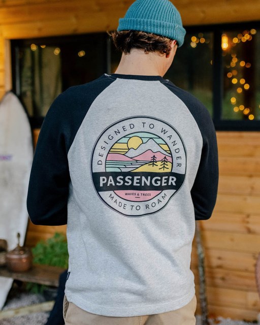 Passasjer Eksklusiv Odyssey Resirkulert Bomull Sweatshirt Grå Mergel
