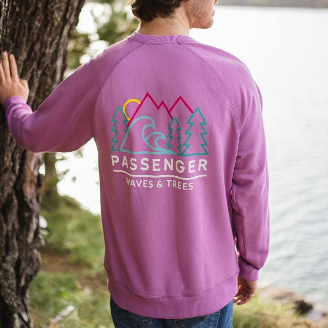 Passasjer Eksklusiv Gifford Resirkulert Sweatshirt Orkidé