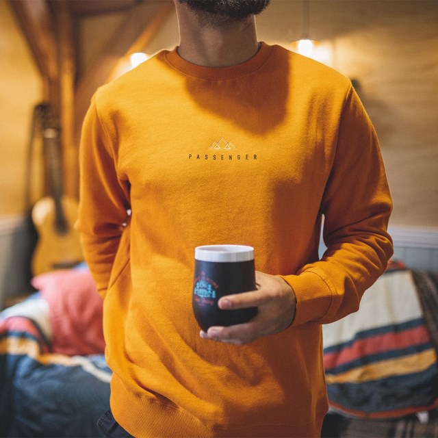 Passasjer Eksklusiv Ny Skog Resirkulert Sweatshirt Sunrise Orange