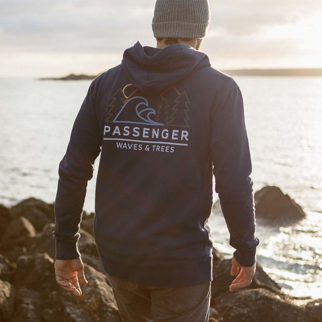 Passasjereksklusiv Gifford Resirkulert Hettegenser Mørk Denim