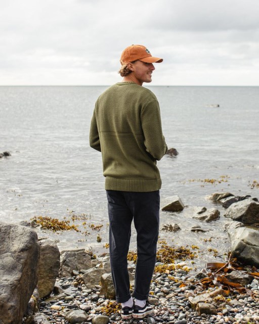 Passasjer Eksklusiv Swell Strikket Genser Khaki