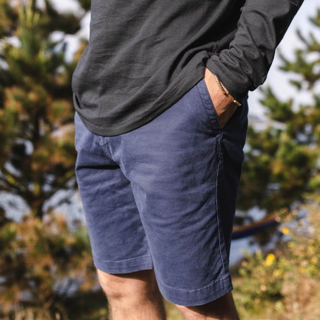 Passasjer Eksklusiv Møne Kort Mørk Denim