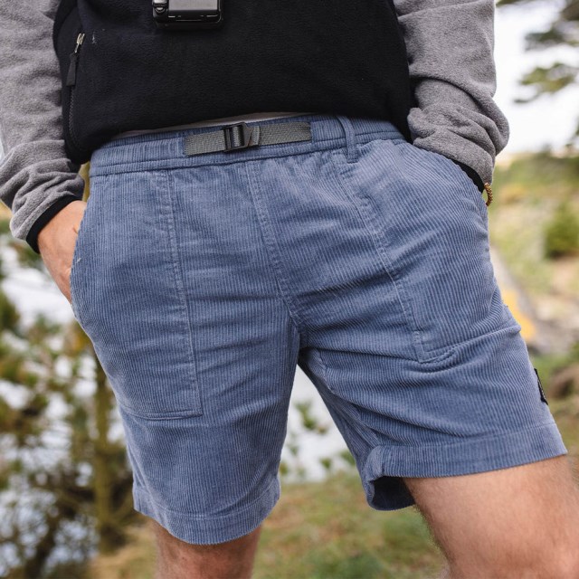 Passasjereksklusiv Topanga Resirkulert Snorshorts Steinblå