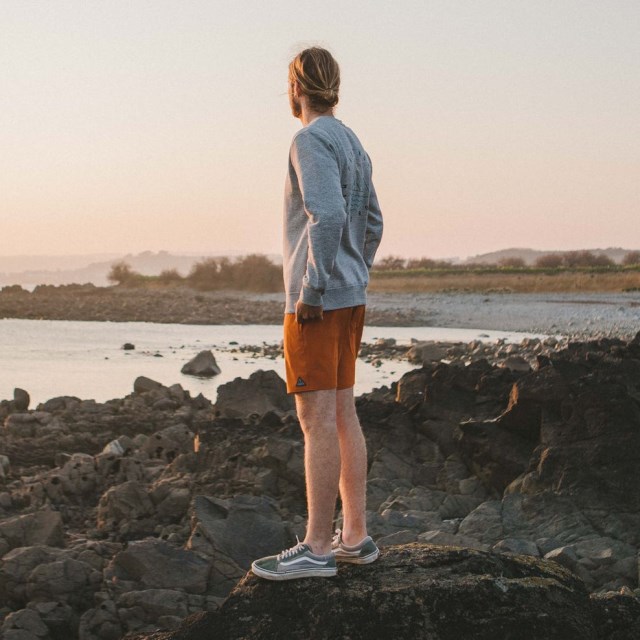Passasjer Eksklusive Ventura Resirkulerte Badeshorts Sunset Orange