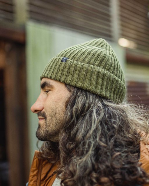 Eksklusiv Passasjerfisker Resirkulert Beanie Khaki