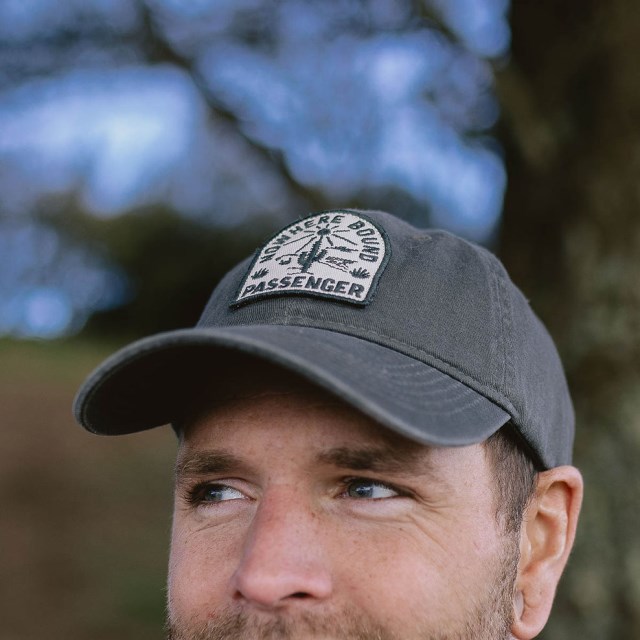 Eksklusiv Passasjers Disig Resirkulert Bomulls-snapback-hette Falmet Svart