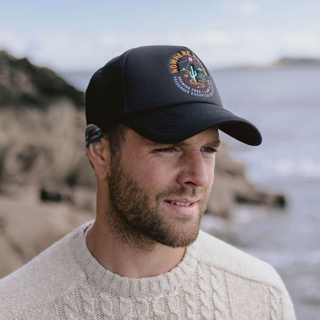 Eksklusiv Passasjers Land & Sjø Snapback Trucker Cap Svart