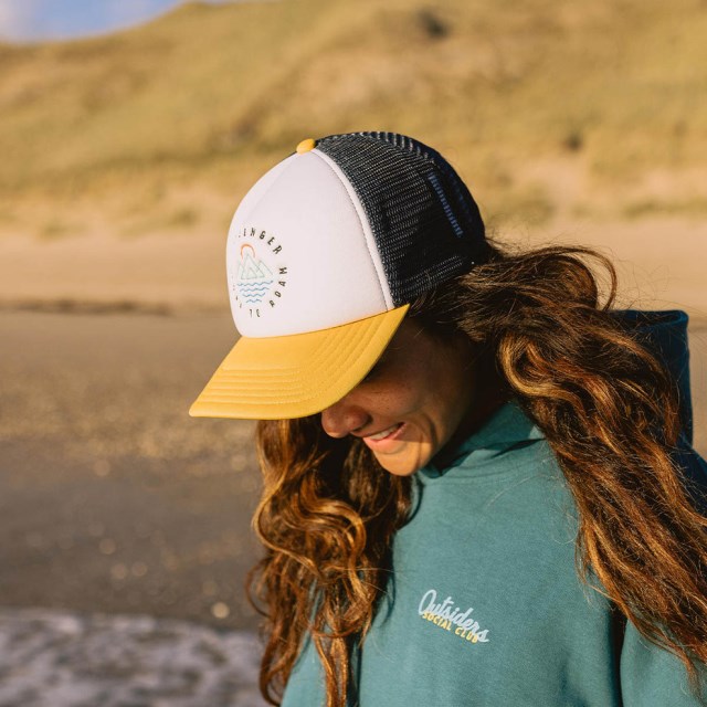 Passasjer Eksklusive Marginer Snapback Trucker Cap Sunrise Orange