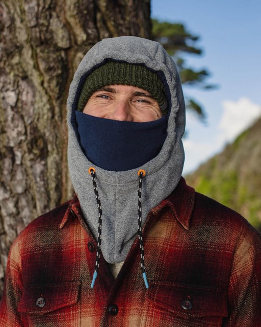 Eksklusiv Passasjer Snøfonn Resirkulert Polar Fleece Hette Grå Mergel