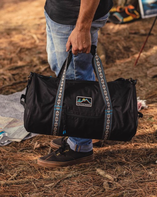 Passasjer Eksklusiv Escape It All 30l Resirkulert Polyester Duffle Bag Svart