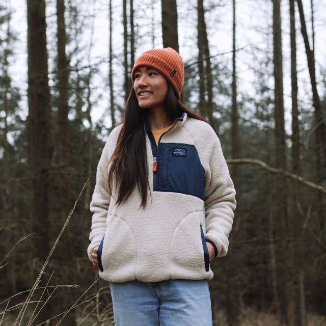 Passasjer Eksklusivt Hjem 1/4 Zip Resirkulert Sherpa Fleece Havregryn