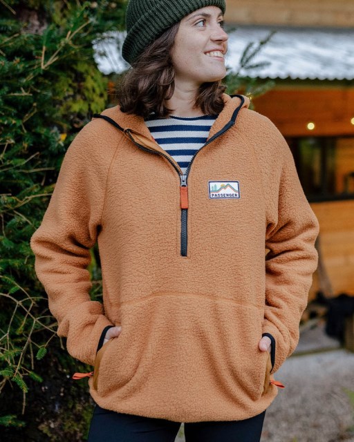 Passasjer Eksklusiv Maine Hette Resirkulert Sherpa Fleece Kokosnøtt