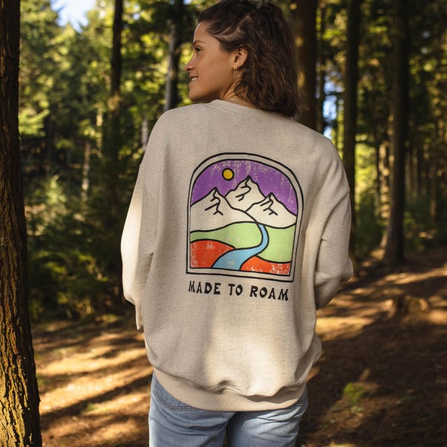 Passasjereksklusiv Fredagskollektiv Resirkulert Bomull Oversized Sweatshirt Milky Merg