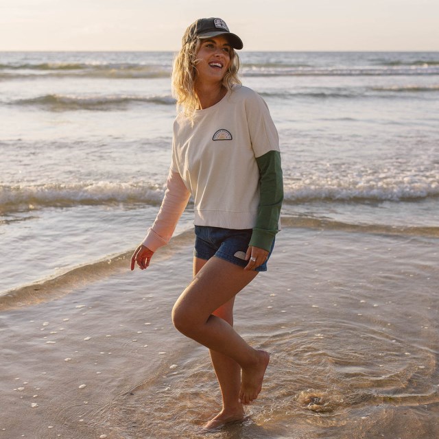 Passasjer Eksklusiv Sky Resirkulert Bomull Sweatshirt Egret