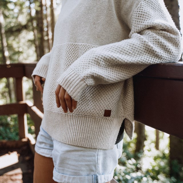 Passasjer Eksklusiv Cove Strikket Genser Off White