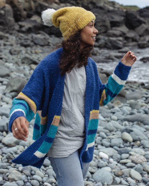 Passasjer Eksklusiv Riverglen Cardigan Mørk Denim