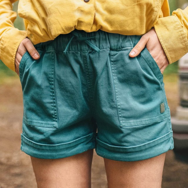 Passasjer Eksklusive Carriso Shorts I økologisk Bomull Stormgrønn