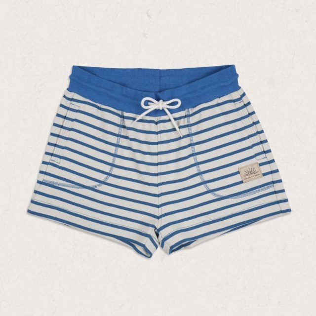 Passasjer Eksklusiv Tigard Hamp Jog Kort Myk Kobolt Stripe