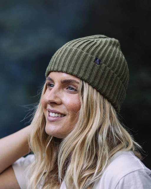 Passasjer Eksklusiv Fisker Resirkulert Beanie Khaki