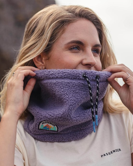Passasjer Eksklusiv Mulled Resirkulert Sherpa Fleece Snood Støvete Syrin
