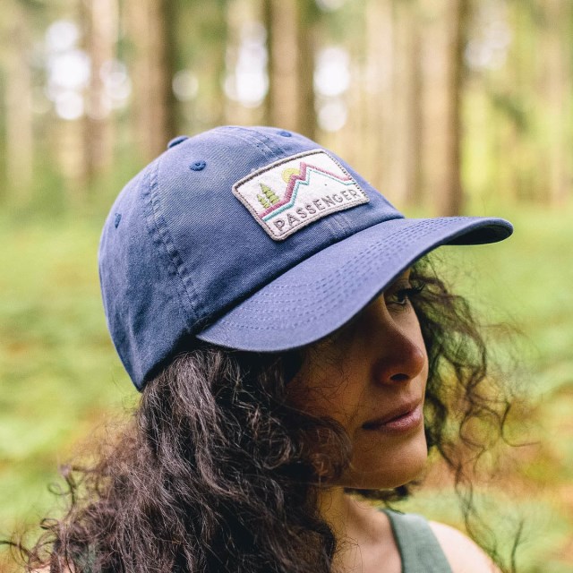 Passasjer Eksklusiv Tristate Resirkulert Bomull Snapback Cap Ensign Blå