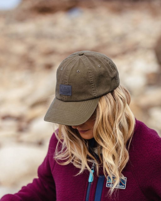 Passasjer Eksklusiv Baldakin Resirkulert Bomull Snapback Cap Khaki