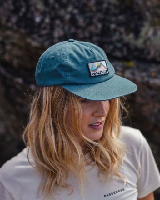 Passasjer Eksklusiv Fluke Resirkulert Bomull 5 Panel Cap Deep Ocean