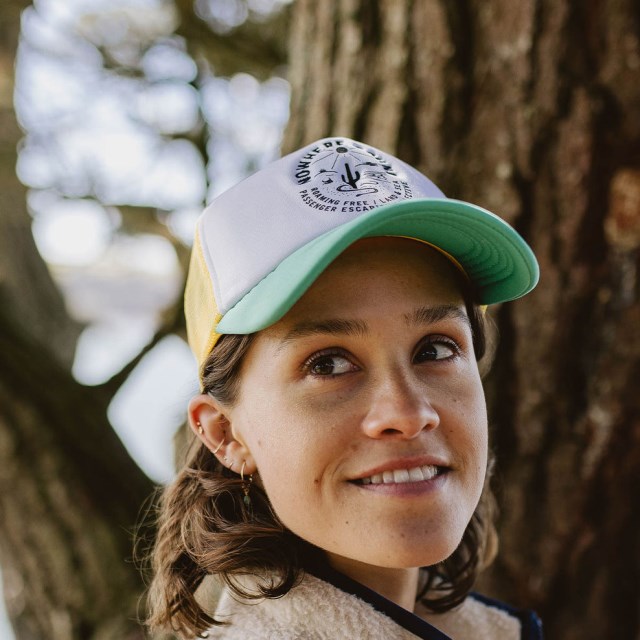 Passasjereksklusiv Land & Sjø Snapback Trucker Cap Sjøskum Grønn
